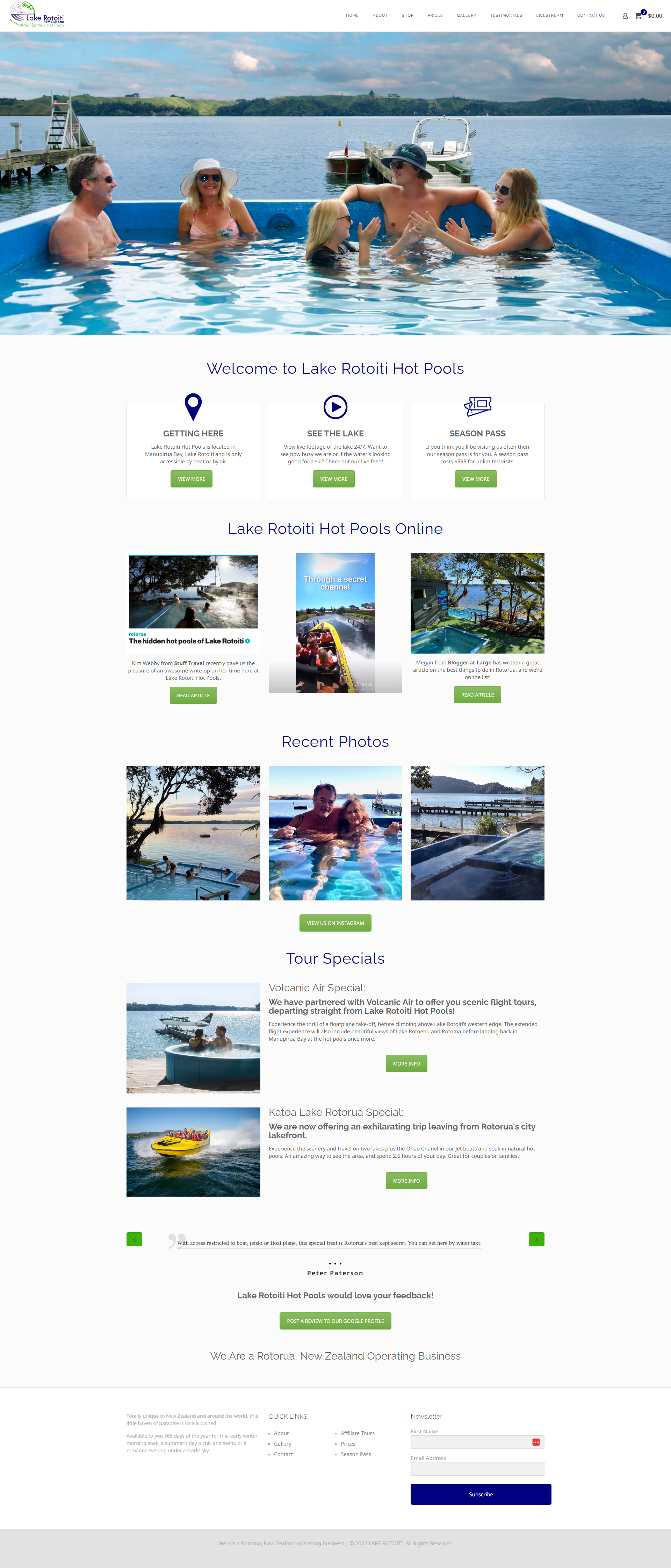 Lake Rotoiti Hot Pools